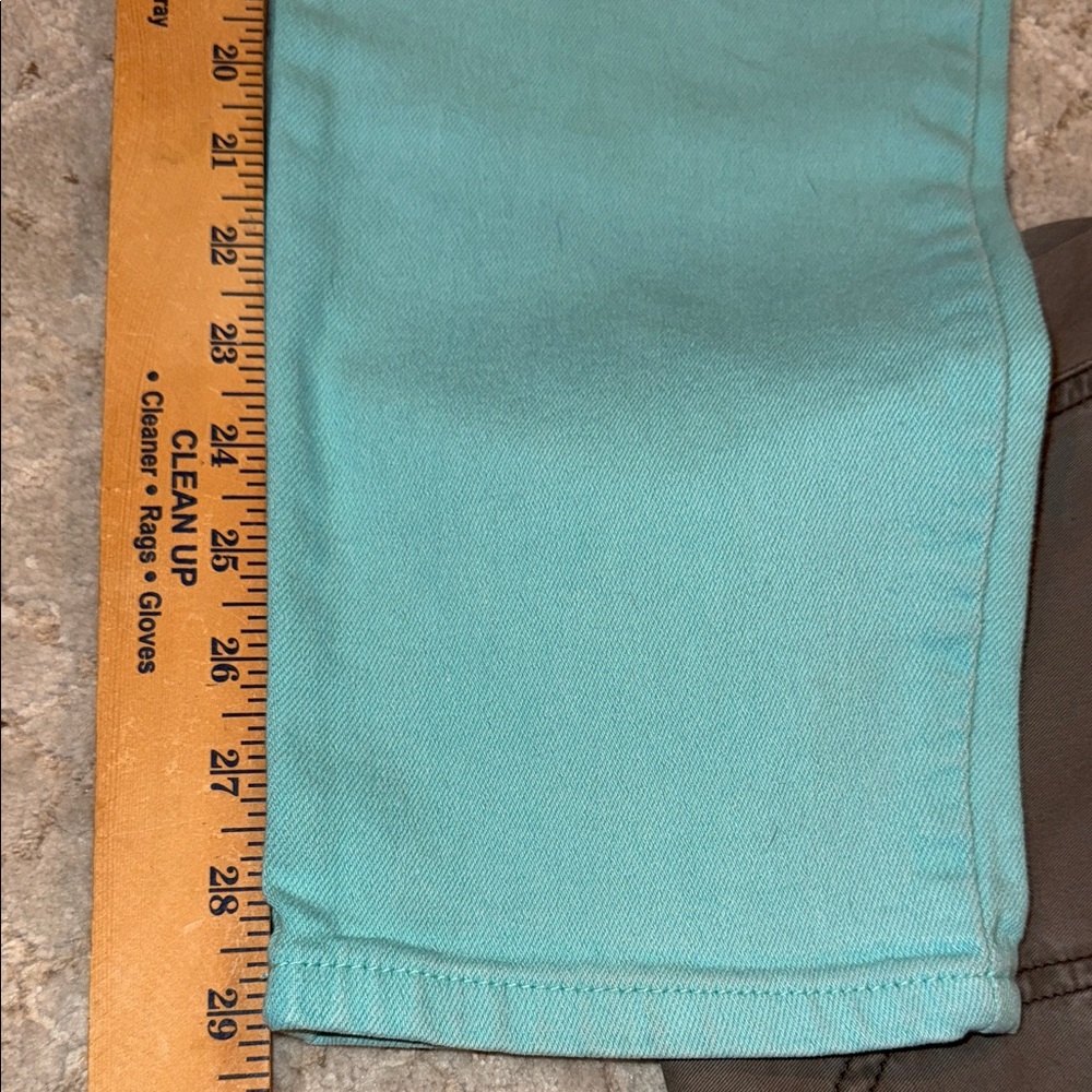 Gloria Vanderbilt Turquoise Straight Leg Jeans - Picture 5 of 6